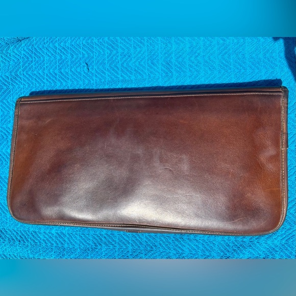 Vintage Coach Buckled Clutch - RARE 1977 (tabac) - Picture 2 of 11